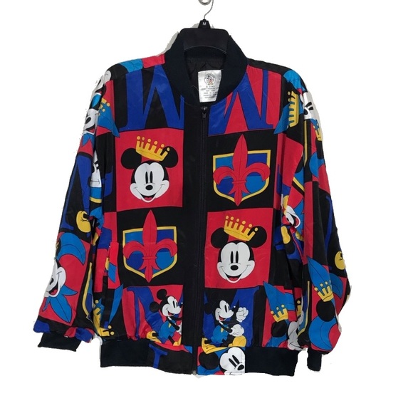 Disney Jackets & Blazers - Authentic Vintage Disney Mickey 80s Jacket #K22